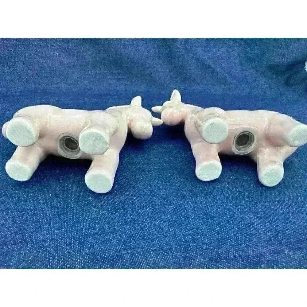 NIB Whimsical Cupboard Unicorn Salt Pepper Shakers Rose Pink Kitchen‎